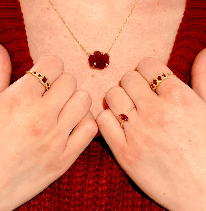 Starting 2022 with Passion: Garnet, the Stone of January - Ele Keats Jewelry