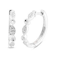 Liberation Diamond Hoop Earrings