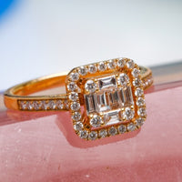 Frances Diamond Baguettes Ring