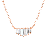 Alignment Necklace with White Topaz