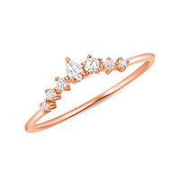 Consciousness Ring with White Sapphire
