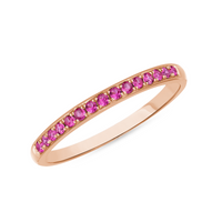 Joyful Pink Sapphire Ring