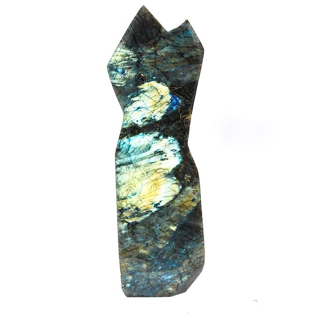 Hand-Carved Labradorite Sculpture for Transformation & Design
