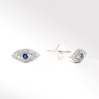 Sight Sapphire and Diamond Earrings