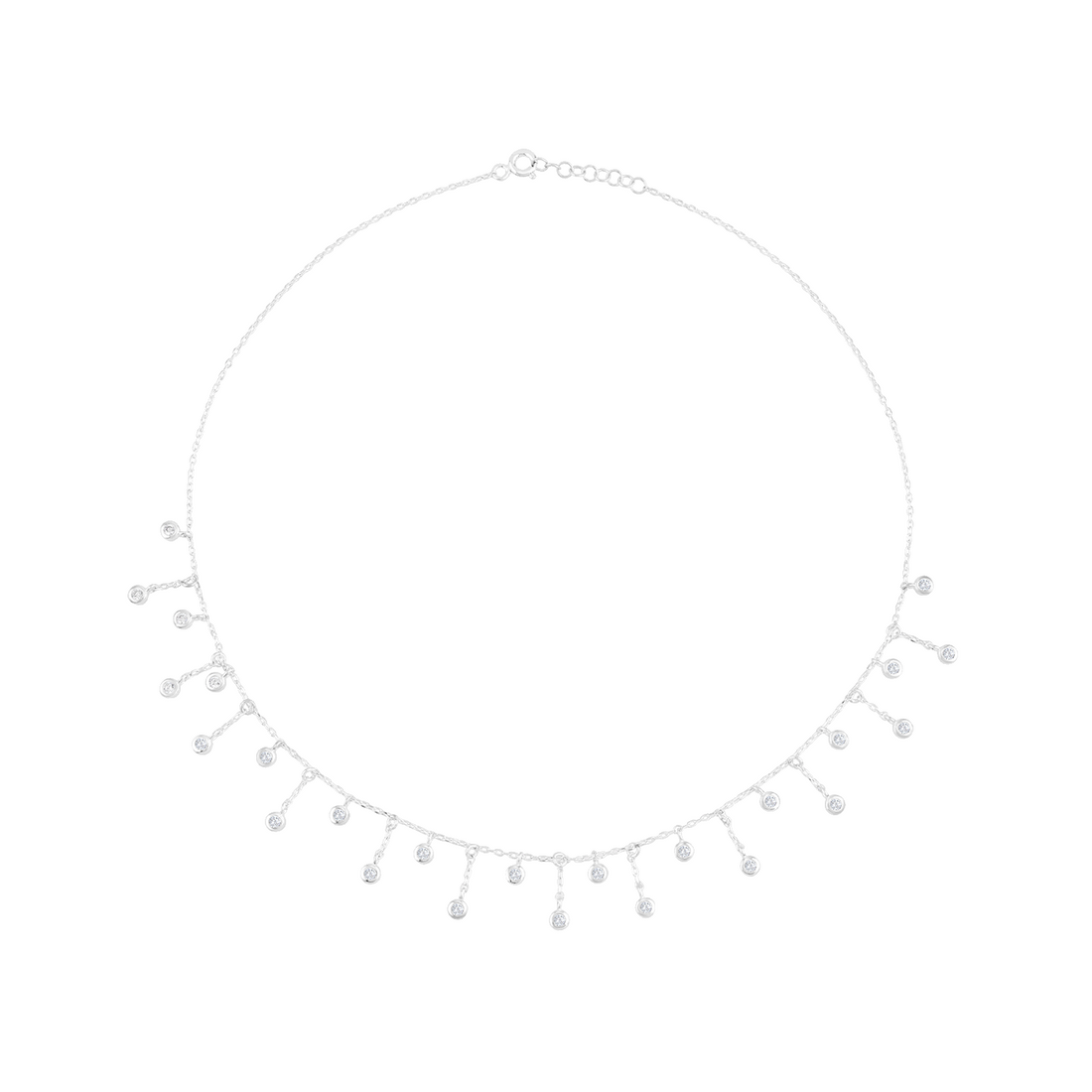 Elemy Necklace with Diamonds