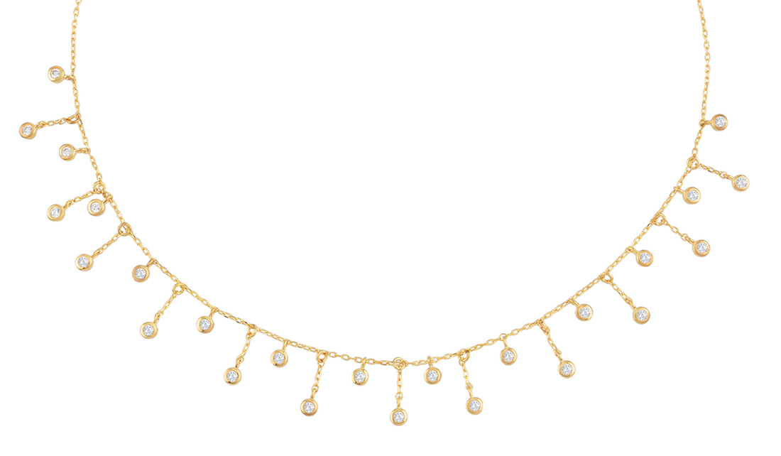 Elemy Necklace with Diamonds
