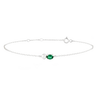 Saturn Emerald Bracelet