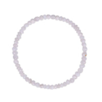 Faceted Moonstone Beaded Bracelet