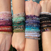 Faceted Kyanite 5mm Bracelet