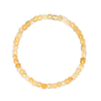 Faceted Yellow Opal Beaded Bracelet