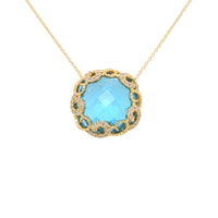 Regalia Necklace with Blue Topaz