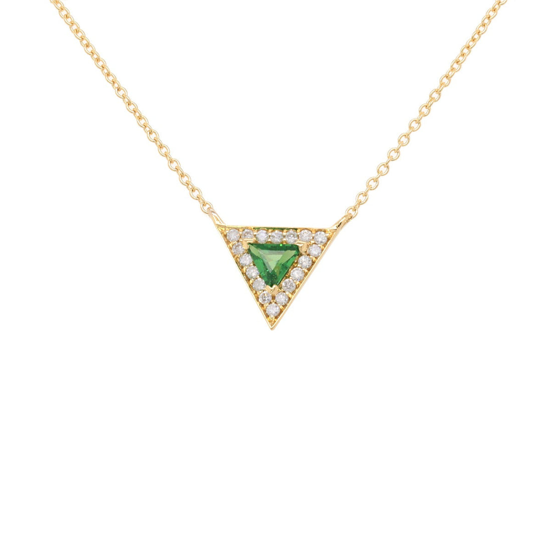 Hope Necklace with Green Garnet