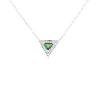 Hope Necklace with Green Garnet