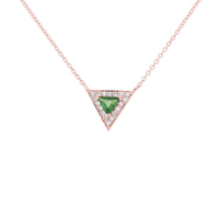 Hope Necklace with Green Garnet