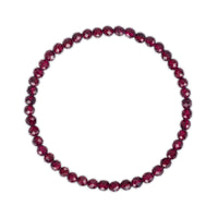 Faceted Red Garnet Bracelet