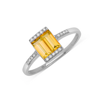 Shine Citrine Ring