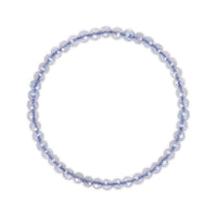 Faceted Blue Topaz Bracelet 4mm