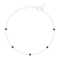 Reclamation Bracelet with Garnet