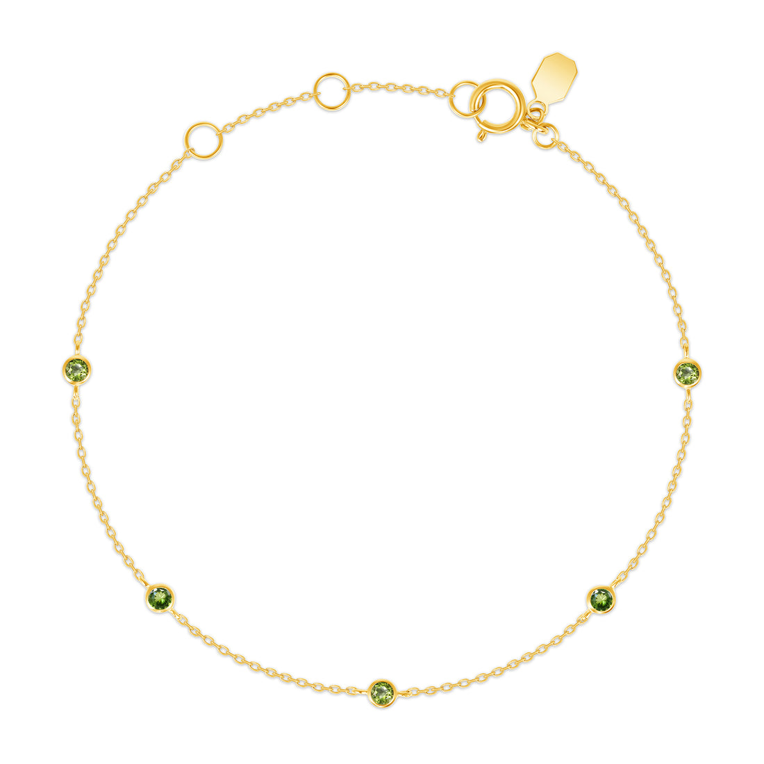 Reclamation Bracelet with Peridot