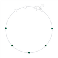 Reclamation Bracelet with Emerald