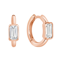 Resonance Earrings with White Topaz