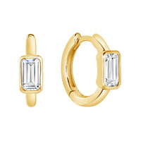Resonance Earrings with White Topaz