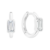 Resonance Earrings with White Topaz