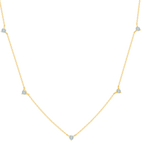 Reclamation Necklace with White Aquamarine
