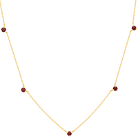 Reclamation Necklace with Garnet