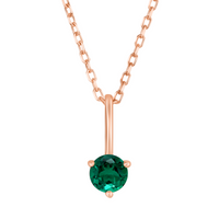 Joy Necklace with Emerald