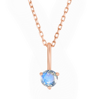 Joy Necklace with Blue Moonstone