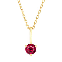 Joy Necklace with Ruby