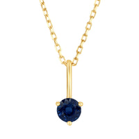 Joy Necklace with Blue Sapphire