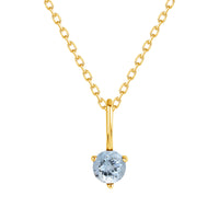 Antidote Necklace with Aquamarine