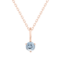 Antidote Necklace with Aquamarine