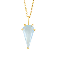 Destination Necklace with Aquamarine
