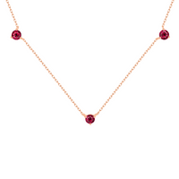 Revelation Necklace with Ruby