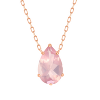 Radiant Necklace with Rose Quartz