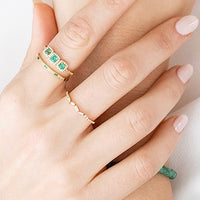 Dignity Emerald Ring