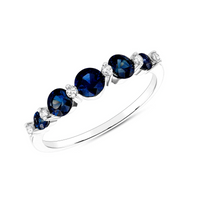 Caity Sapphire and Diamond Ring