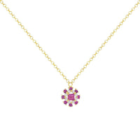 Classic Ruby and Diamond Necklace - Ele Keats Jewelry