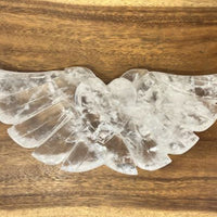 Clear Quartz Wings – Hand-Carved Crystal for Light & Clarity