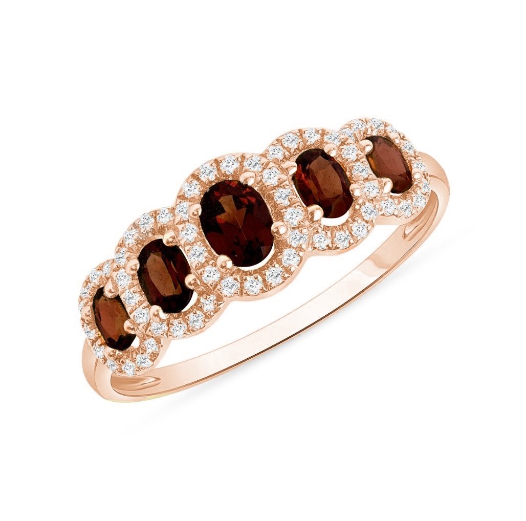 Decadent Garnet Ring - Ele Keats Jewelry