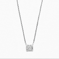 Gia Square Necklace