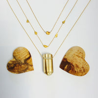 One of a Kind Gold Nugget Necklace