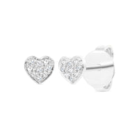Heart Diamond Earrings - Ele Keats Jewelry
