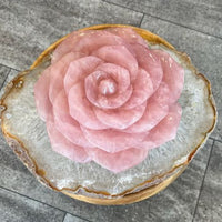 Large Rose Quartz Flower – Crystal for Love & Healing