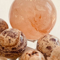 Hematoid Quartz Sphere – Large Crystal for Strength & Clarity