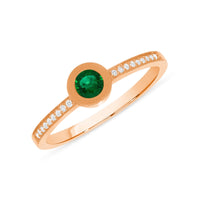 Life Emerald and Diamond Ring - Ele Keats Jewelry