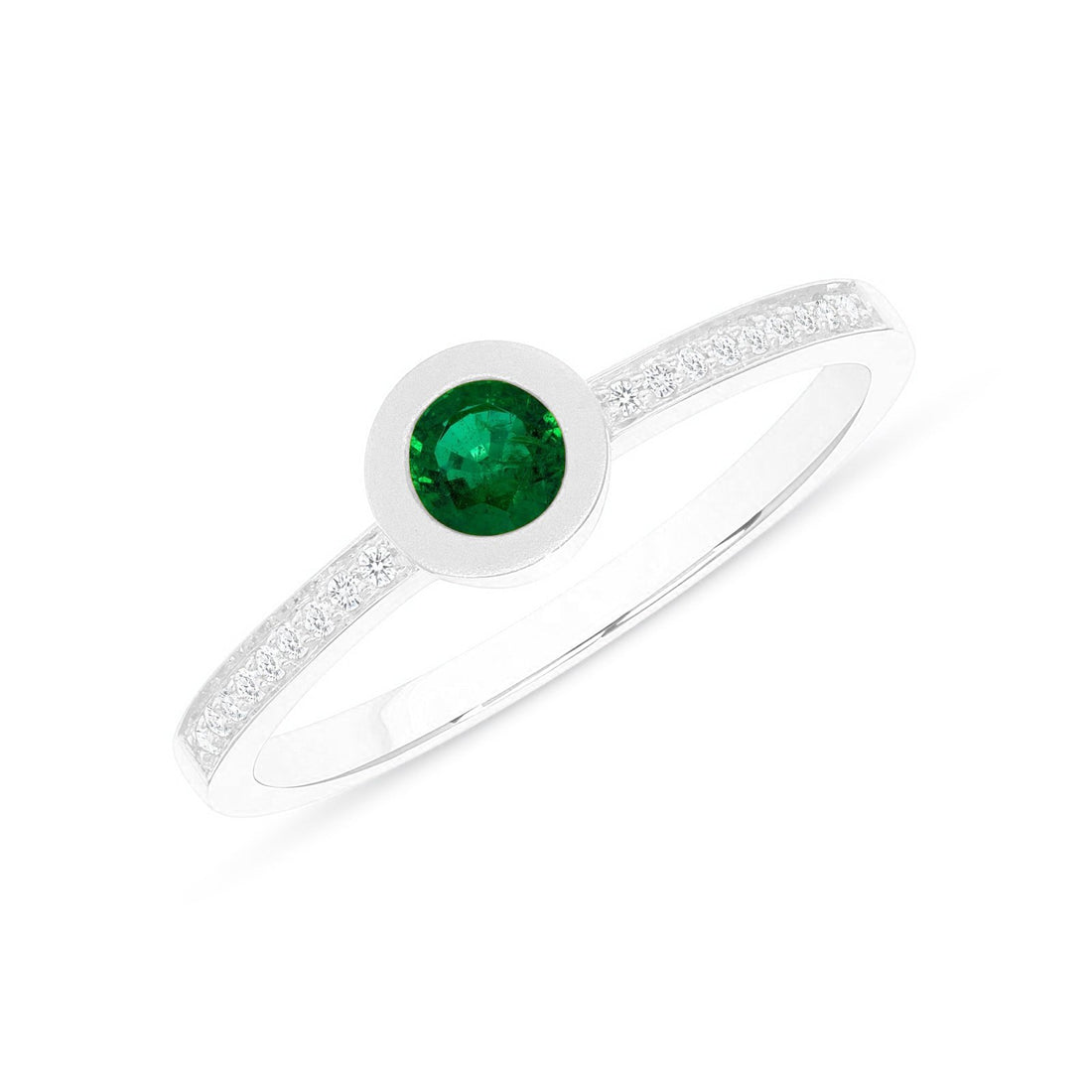 Life Emerald and Diamond Ring - Ele Keats Jewelry